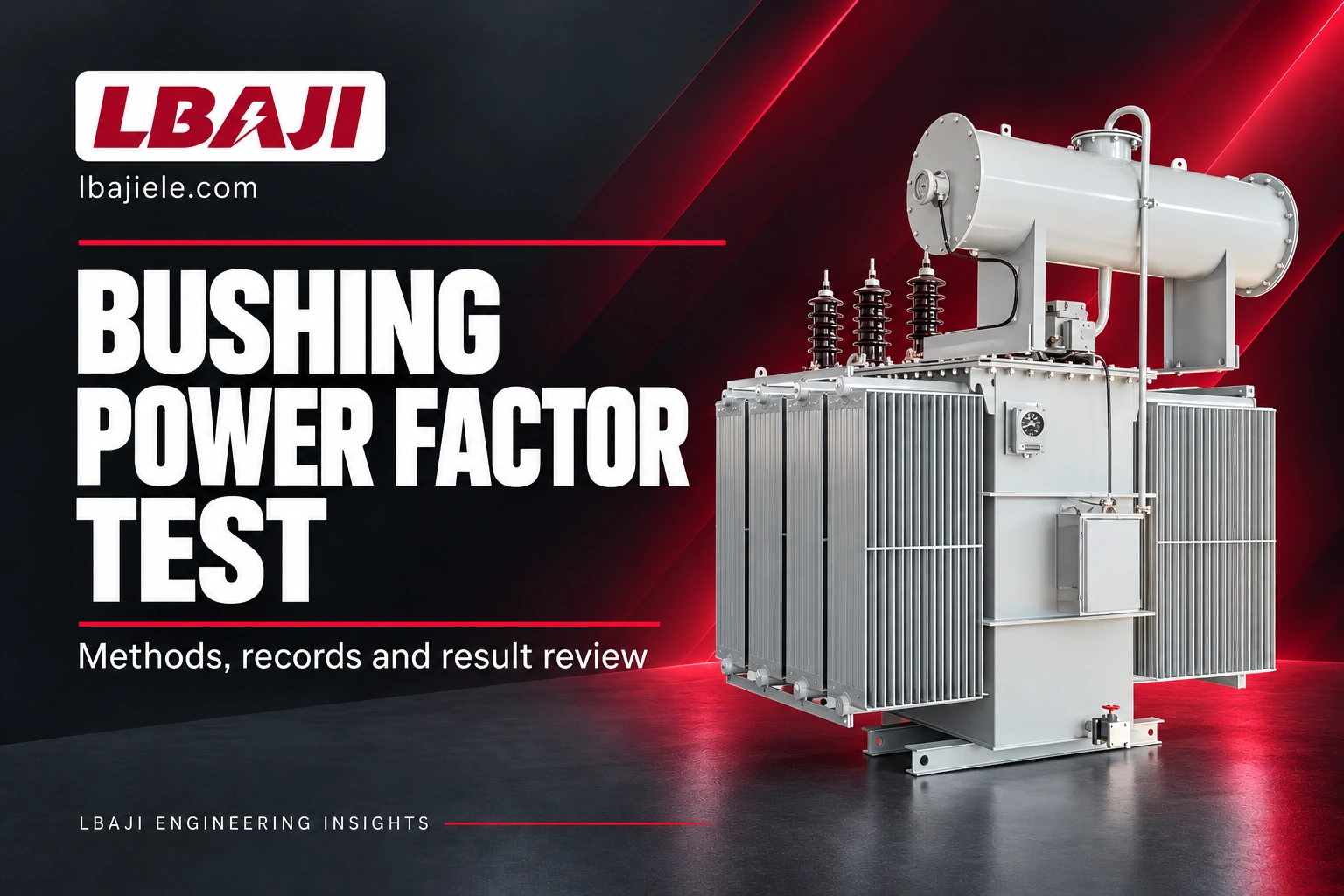 LBAJI Bushing Power Factor Test branded article cover
