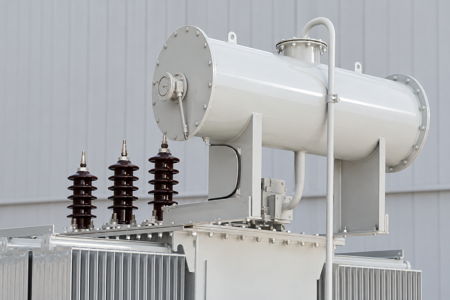 Transformer conservator and original upper features