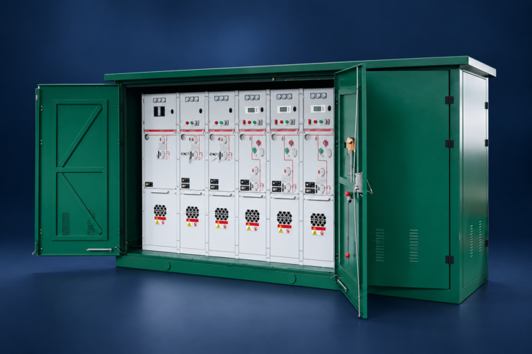 XGW-12/630-25 Ring Main Unit complete cabinet exterior