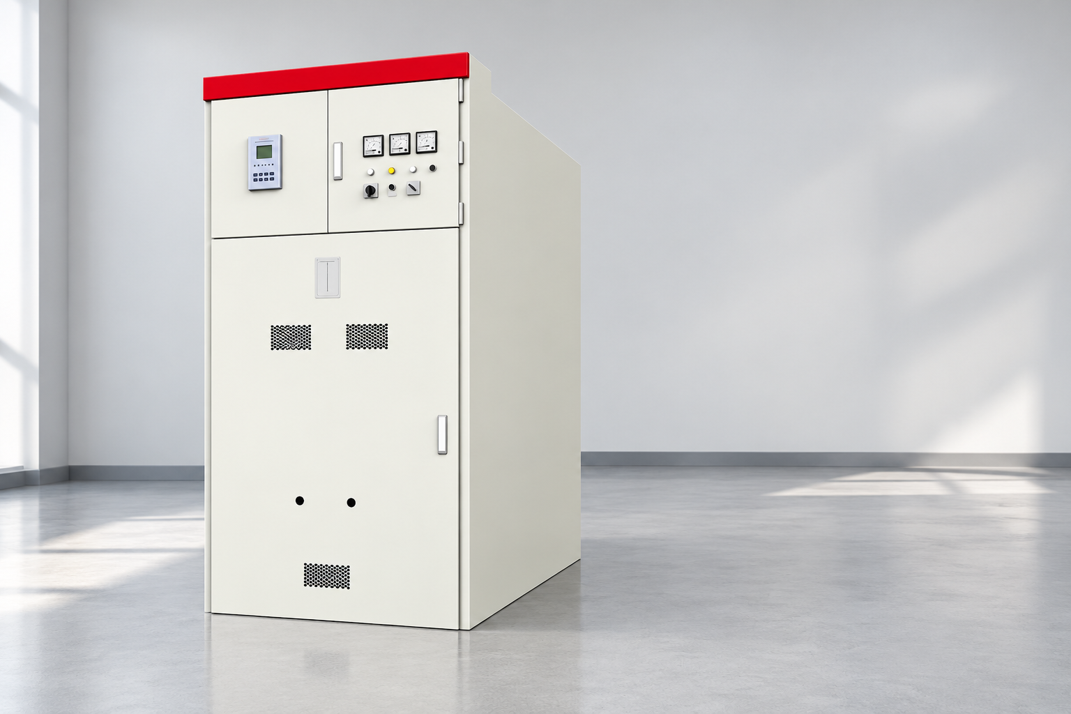 KYN61-40.5 Armouring Removable AC Metal Enclosed Switchgear exterior panel reference view