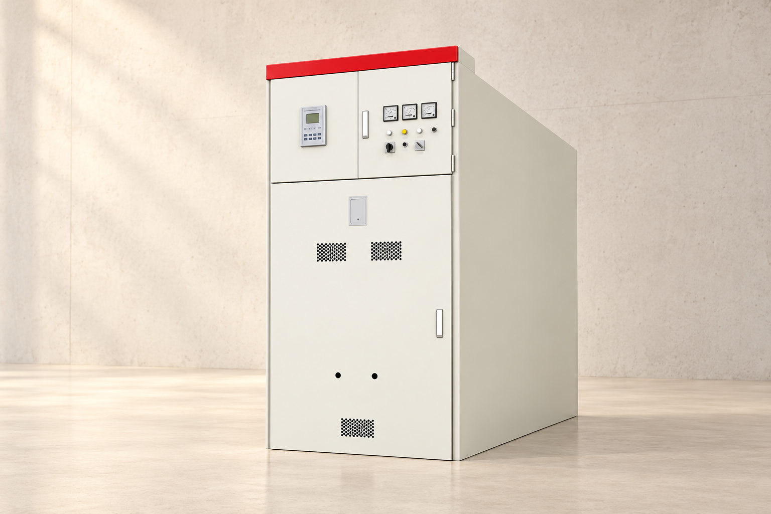 KYN61-40.5 Armouring Removable AC Metal Enclosed Switchgear exterior panel reference view