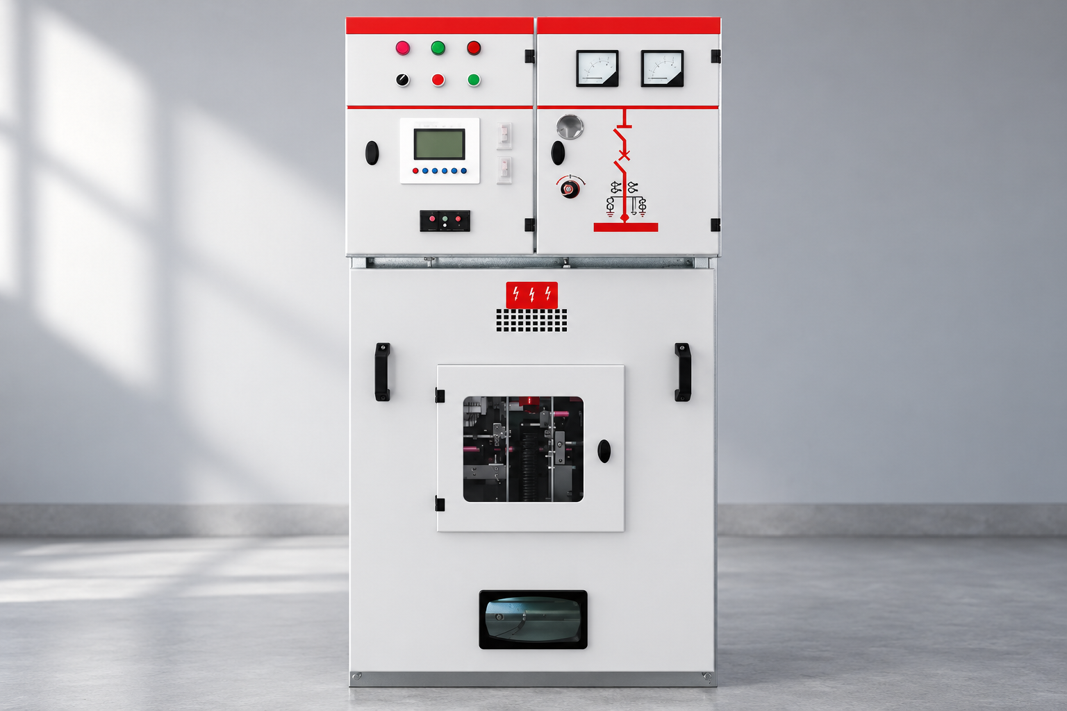 XGN15-12 Ring Main Unit exterior panel reference view