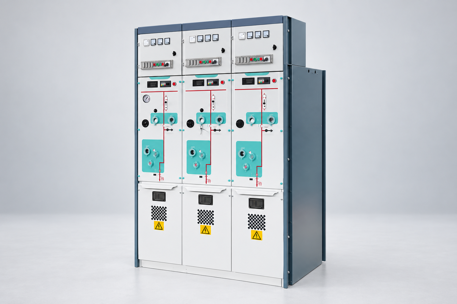 LBHB-12(V)/630-20 Eco-Friendly Gas-Insulated Ring Main Unit complete enclosure exterior