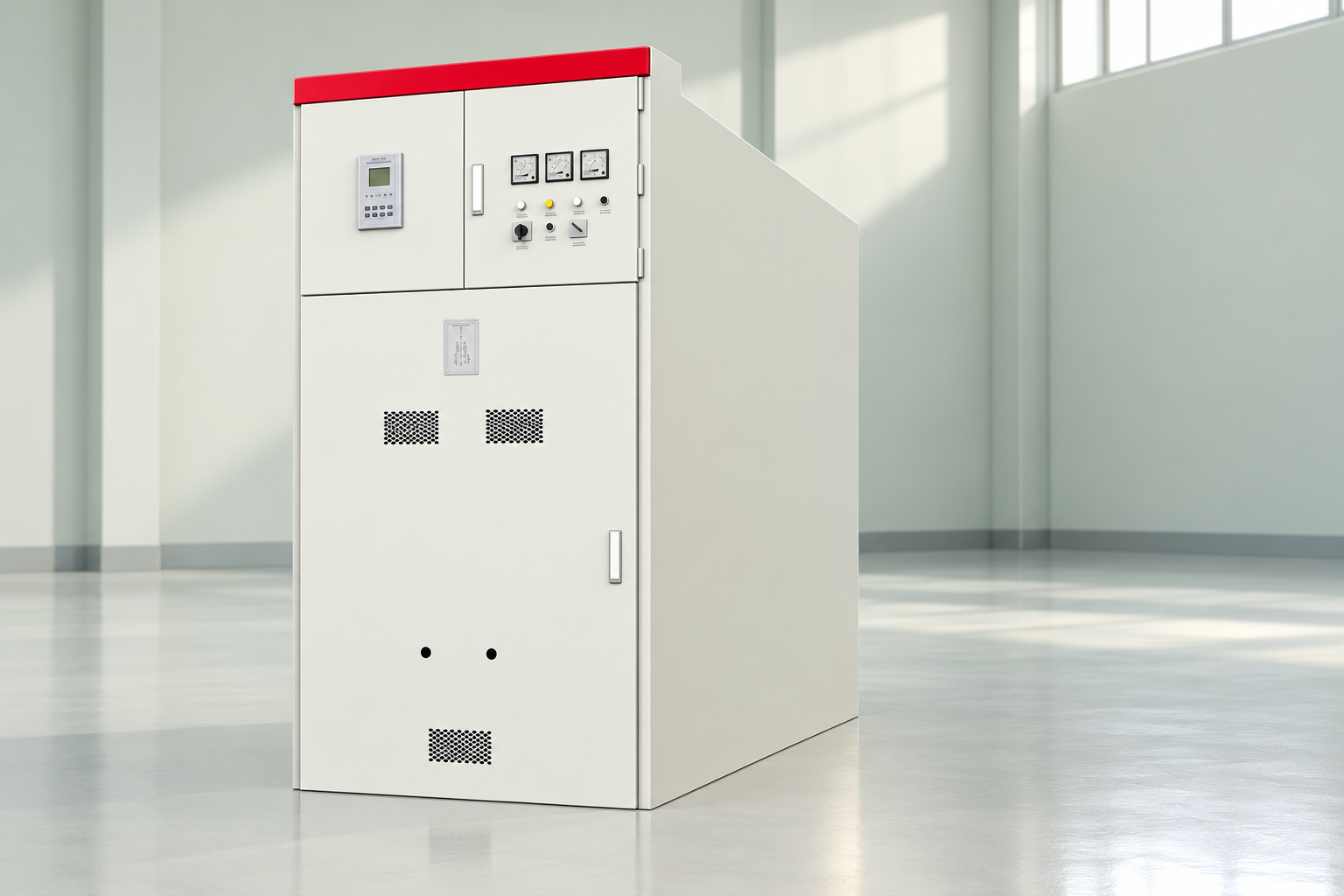 KYN61-40.5 Armouring Removable AC Metal Enclosed Switchgear exterior panel reference view