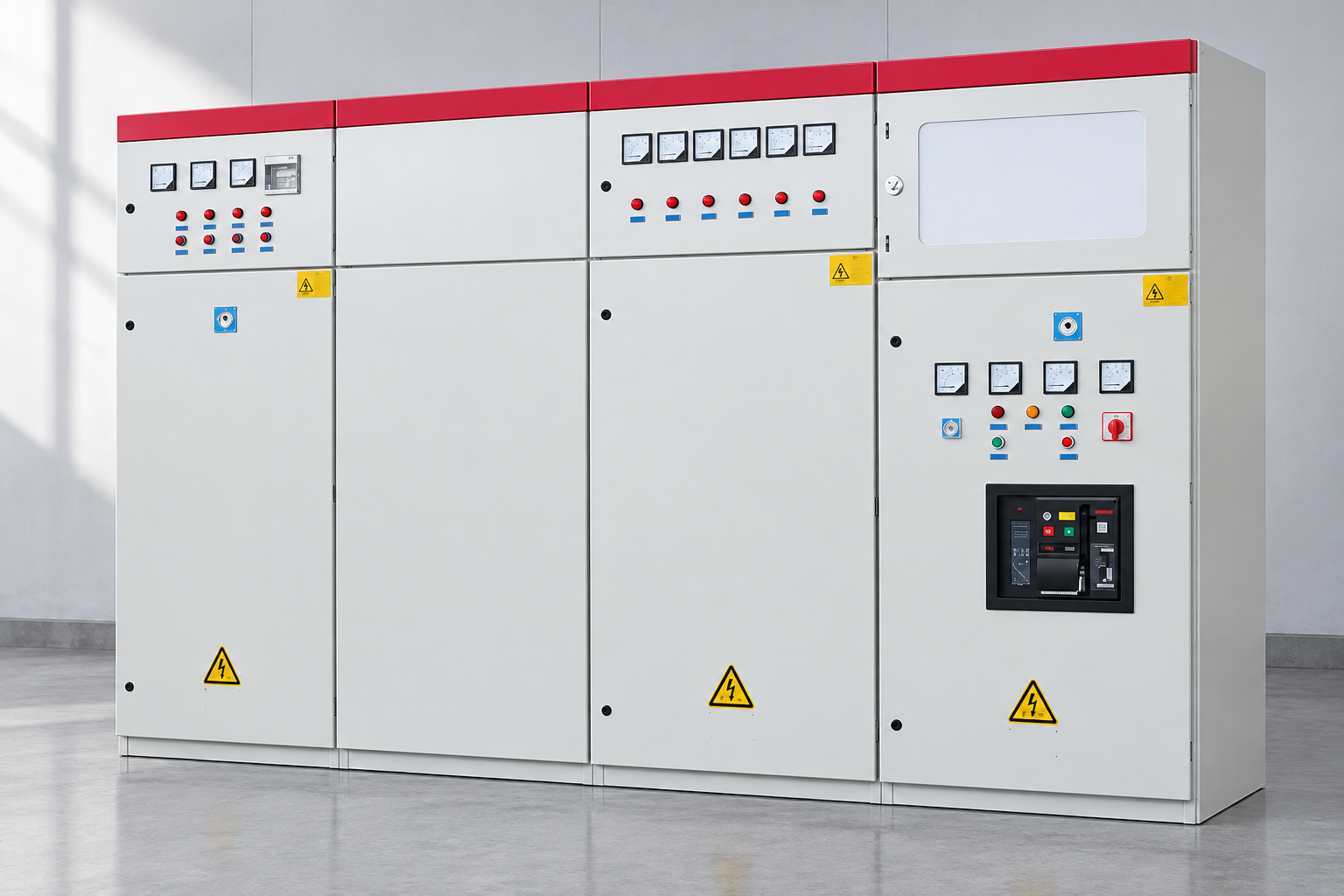 GGD Low-Voltage Switchgear exterior panel reference view