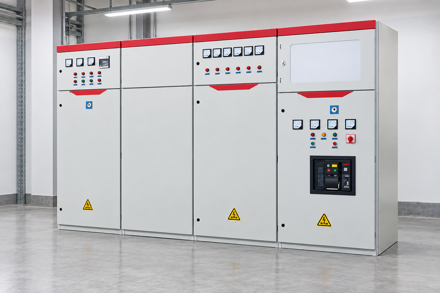 GGD Low-Voltage Switchgear assembly in planned clean environment