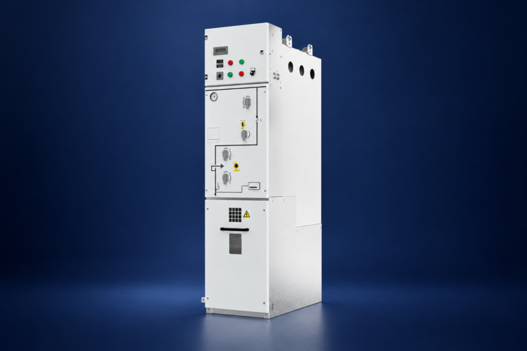 HC-40.5 Fully Insulated And Fully Sealed Ring Network Metal Switchgear complete exterior cover illustration