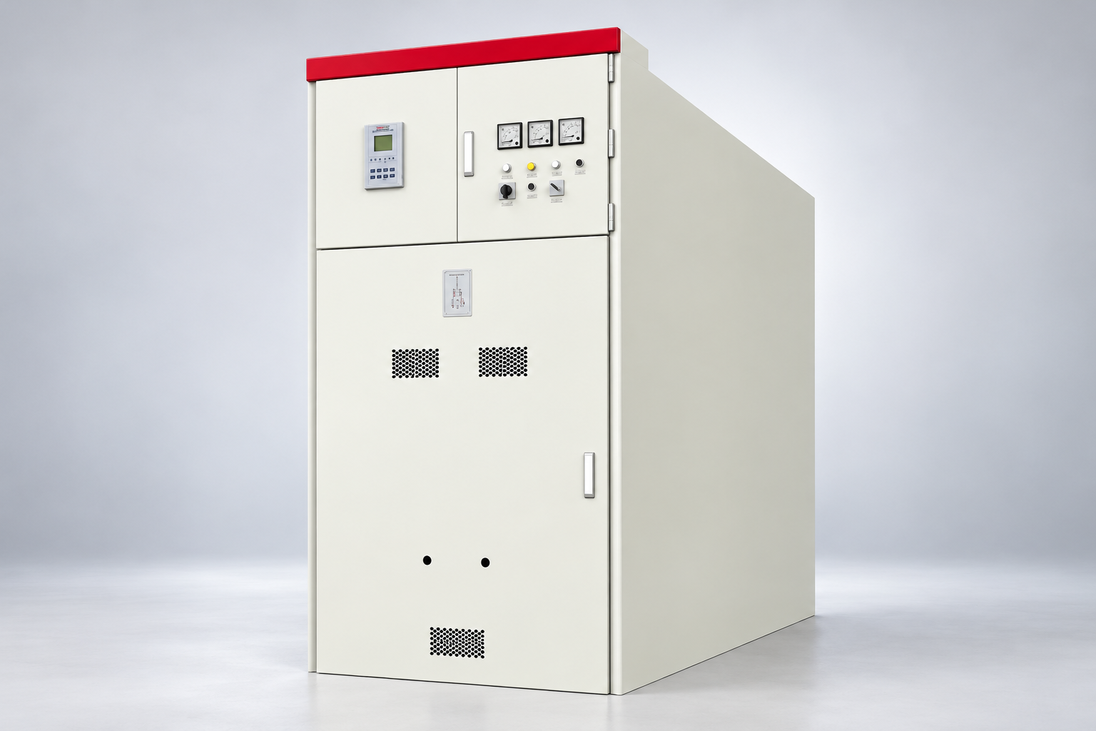KYN61-40.5 Armouring Removable AC Metal Enclosed Switchgear exterior panel reference view