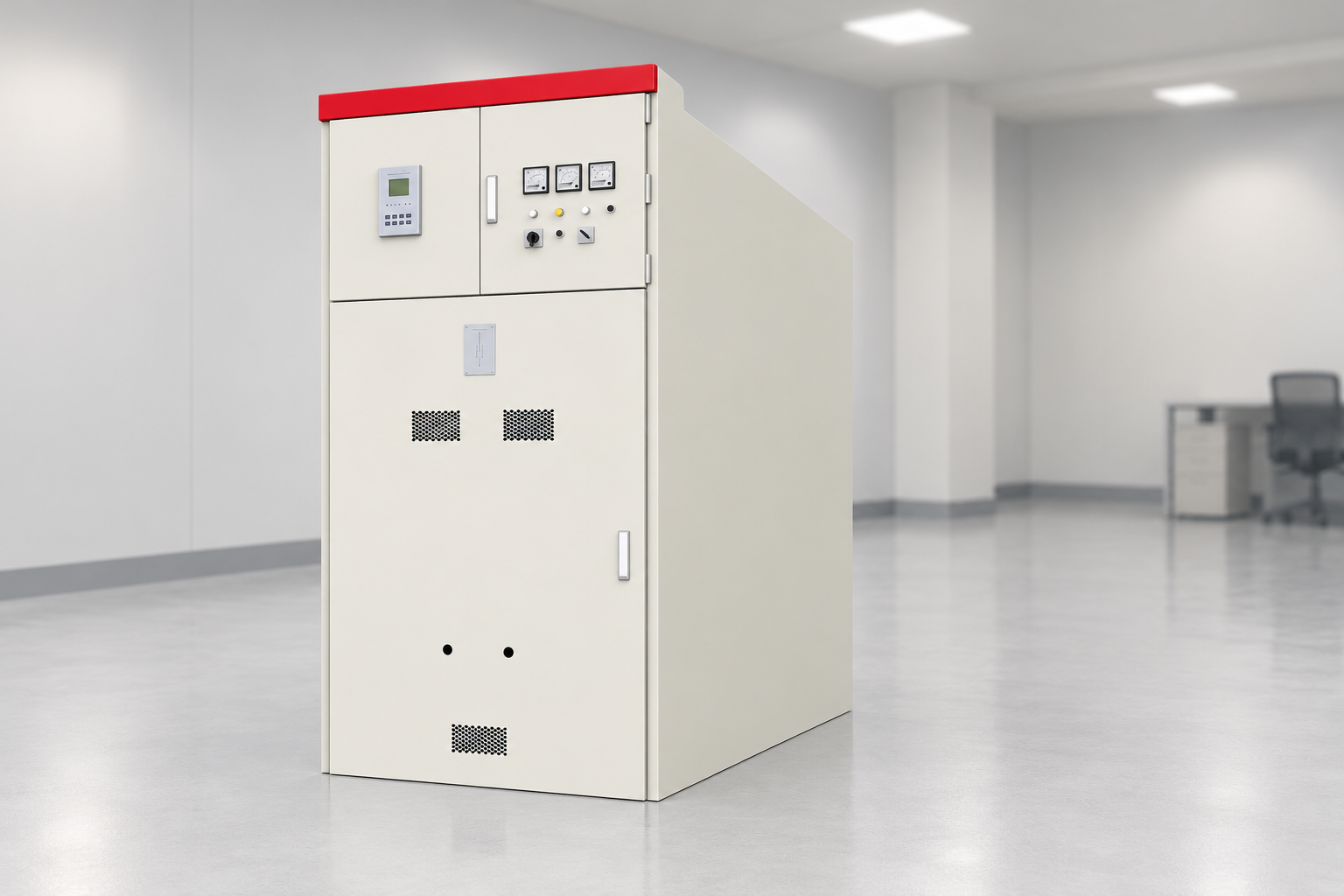 KYN61-40.5 Armouring Removable AC Metal Enclosed Switchgear exterior panel reference view