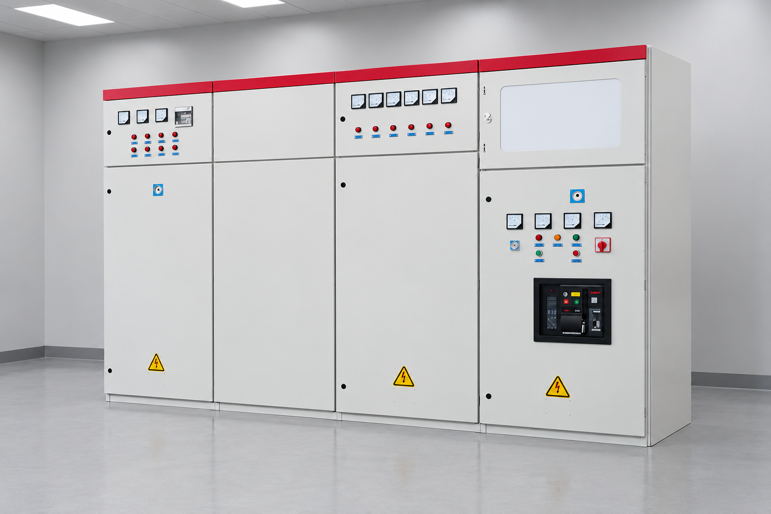 GGD Low-Voltage Switchgear assembly in planned clean environment