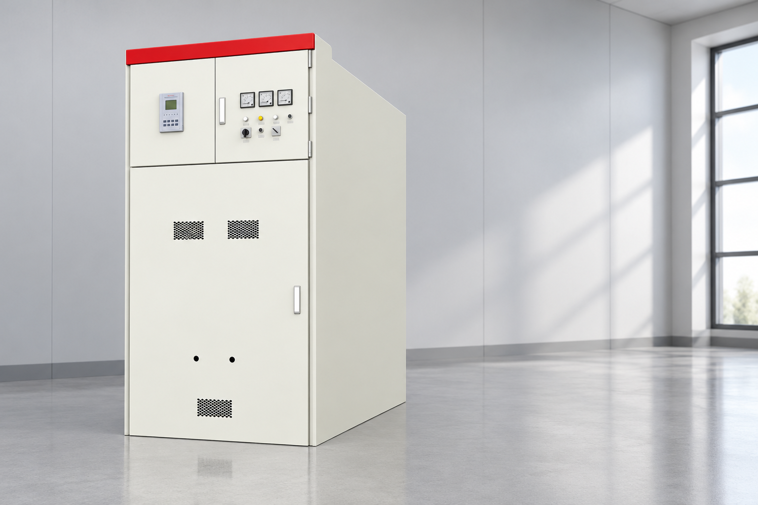 KYN61-40.5 Armouring Removable AC Metal Enclosed Switchgear exterior panel reference view