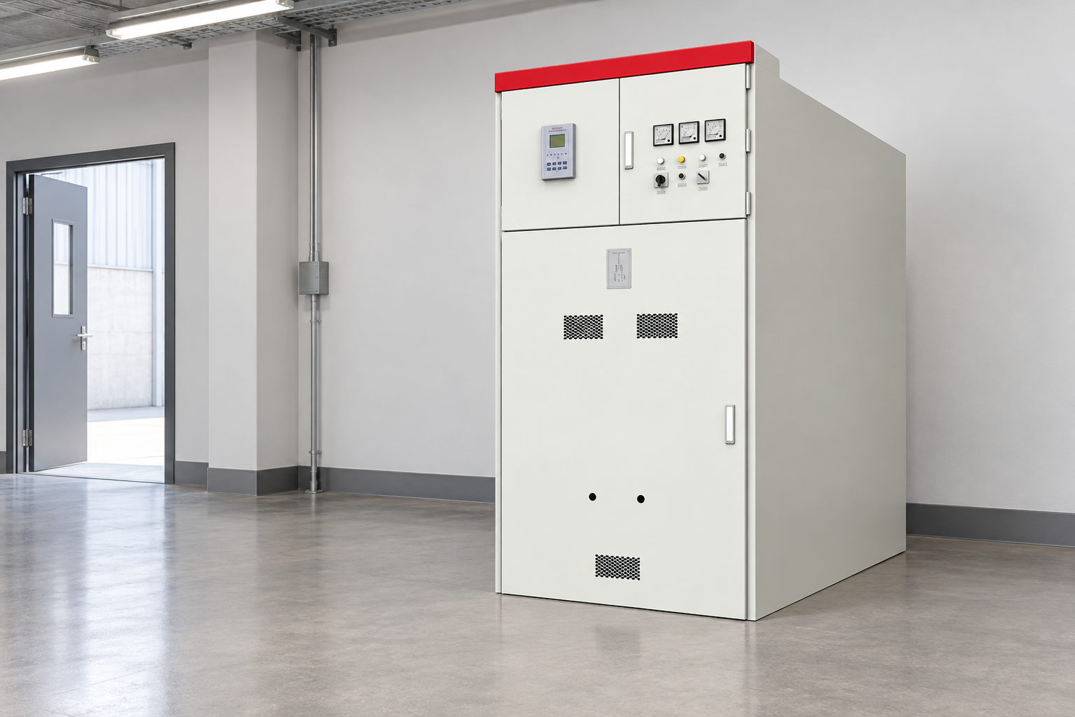 KYN61-40.5 Armouring Removable AC Metal Enclosed Switchgear exterior panel reference view