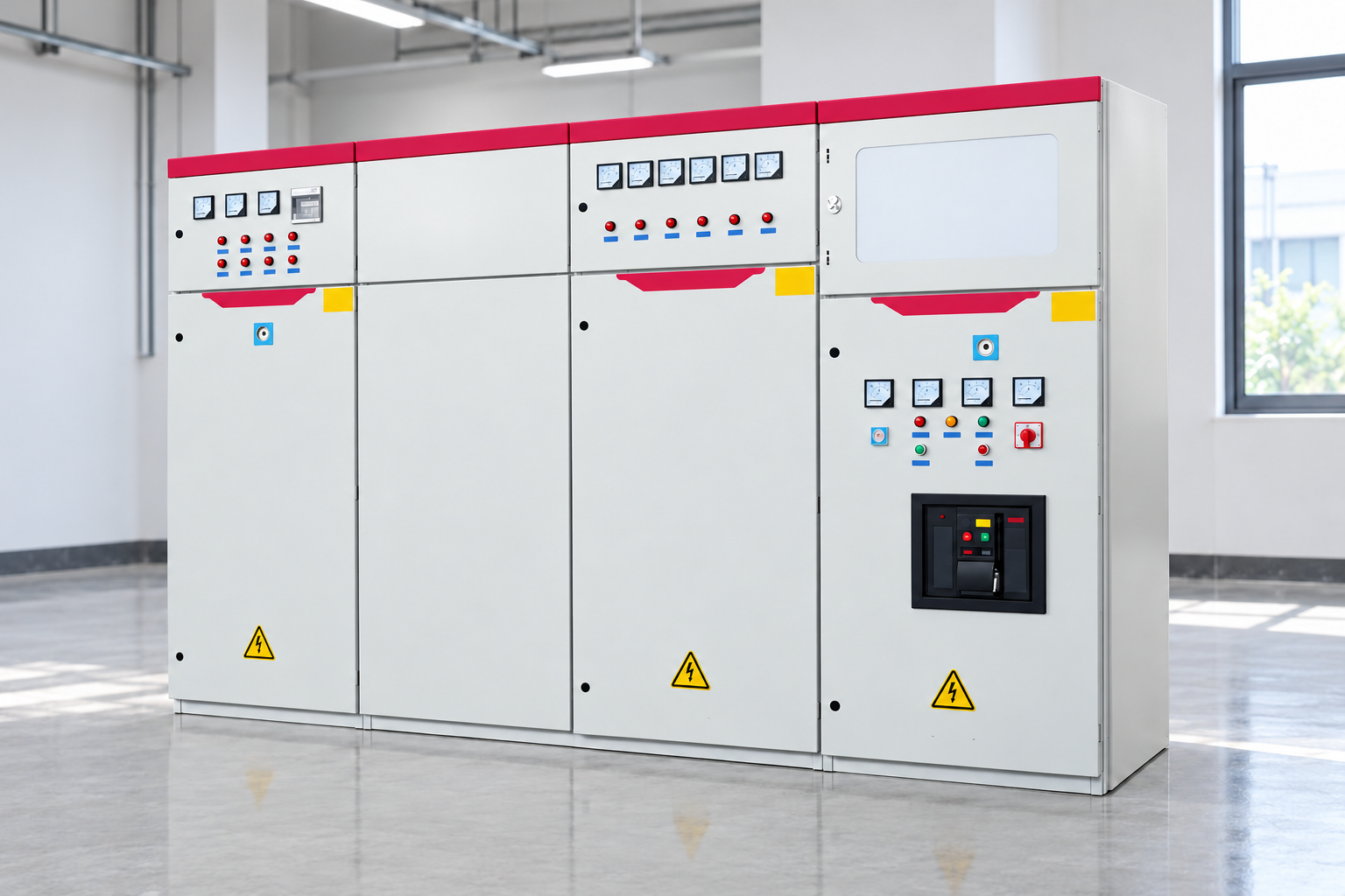 GGD Low-Voltage Switchgear exterior panel reference view