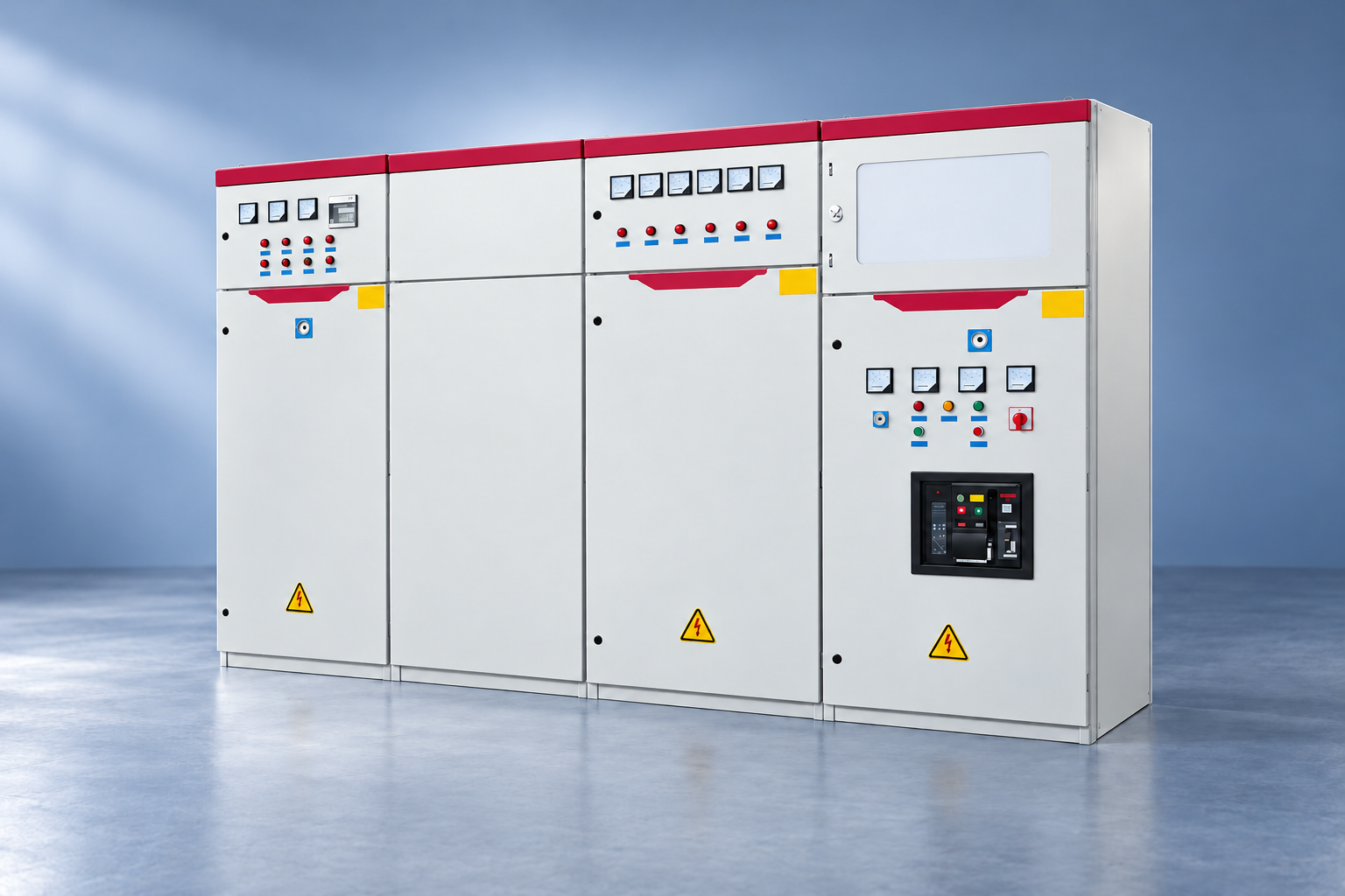 GGD Low-Voltage Switchgear assembly in planned clean environment
