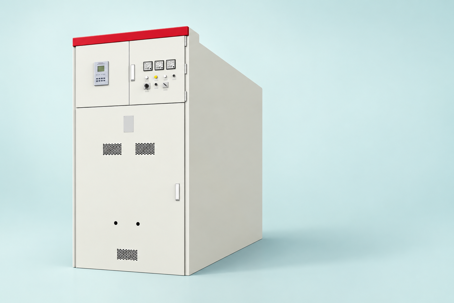 KYN61-40.5 Armouring Removable AC Metal Enclosed Switchgear exterior panel reference view