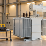 Transformer and separate trolley with closed test case