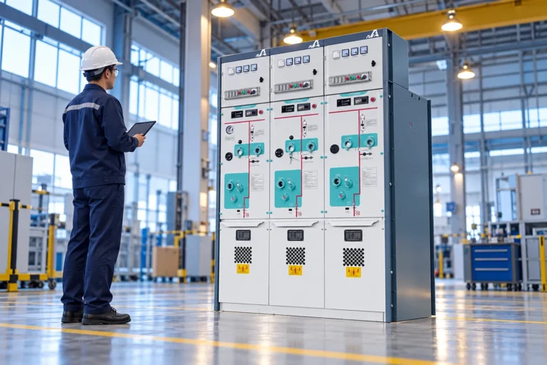 LBAJI electrical equipment illustration for What Is An SF6 Circuit Breaker? Guide